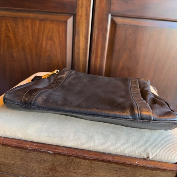 VINTAGE Black Handbag 11x10,‎ 13" strap drop - Picture 3 of 6